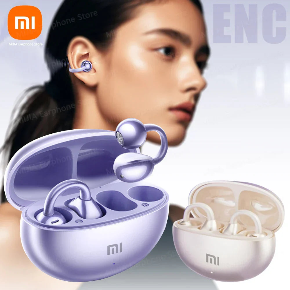 Auricolari Wireless XIAOMI Mijia Open Ear M91, Clip Auricolare ENC, Cuffie Bluetooth 5.4 con Chiamata HD, Controllo Touch per Android iOS
