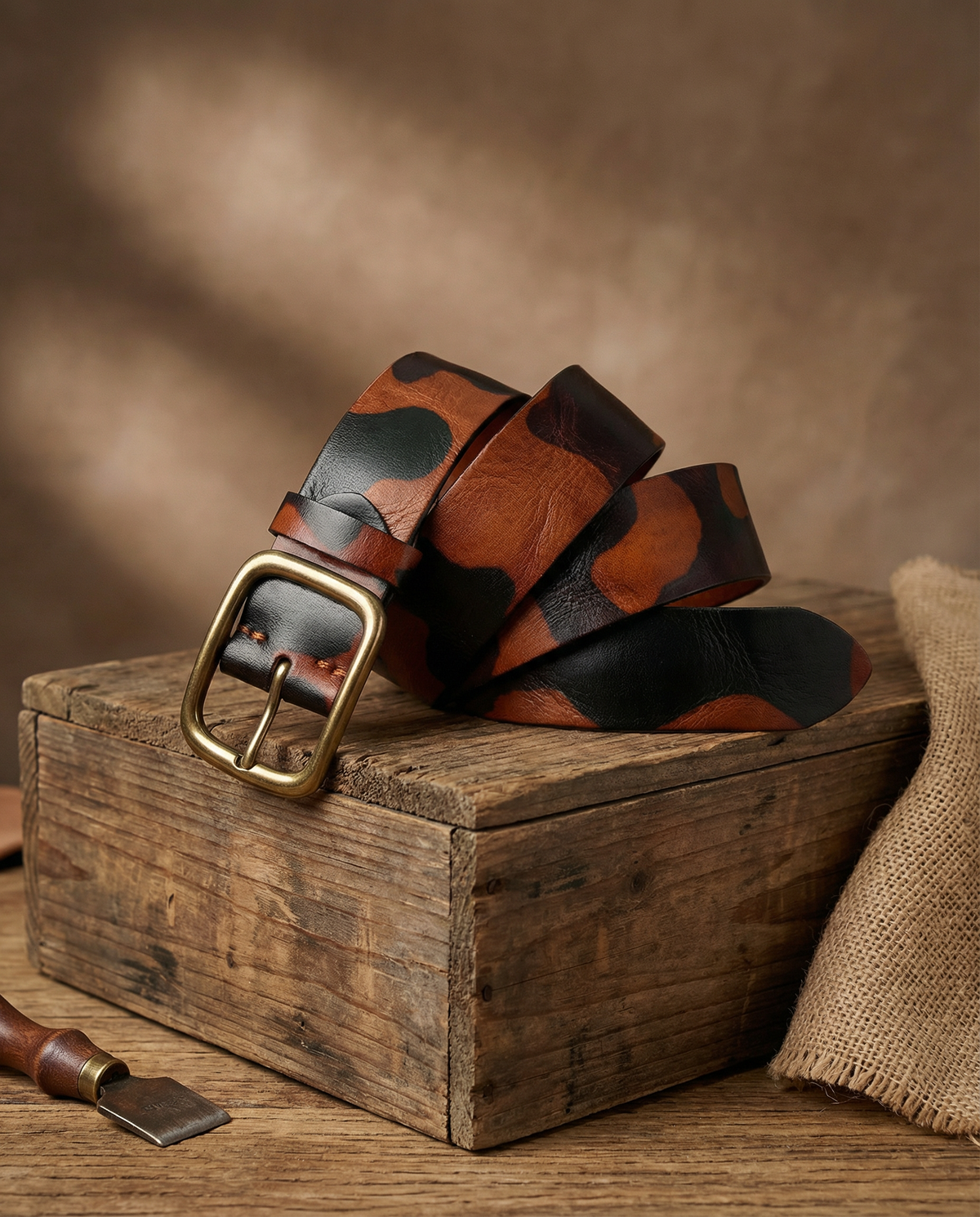 The Foreman Cowhide Belt