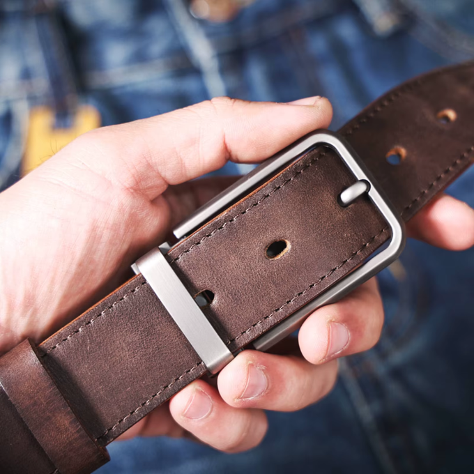 The Buckhorn Full-Grain Leather Belt