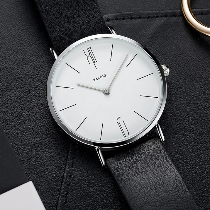 The Sterling Cowhide Watch