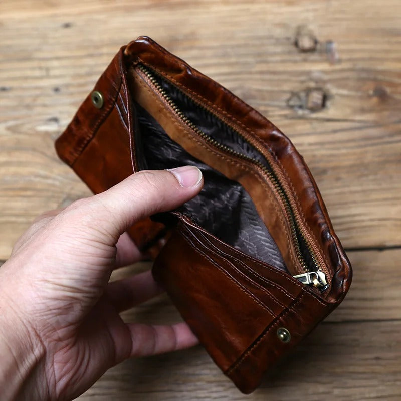 The Flintfold Full-Grain Wallet