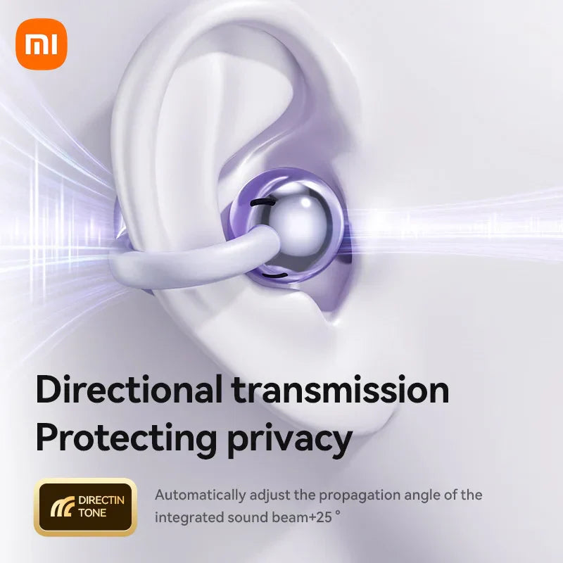 Auricolari Wireless XIAOMI Mijia Open Ear M91, Clip Auricolare ENC, Cuffie Bluetooth 5.4 con Chiamata HD, Controllo Touch per Android iOS