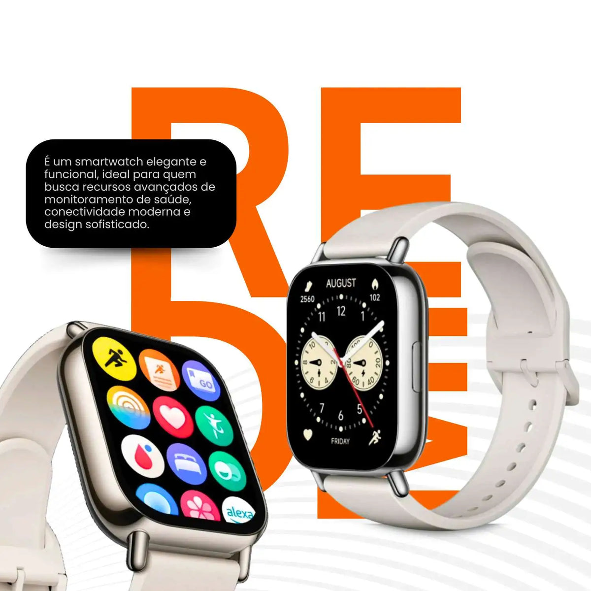 Xiaomi Redmi Watch 5 Lite Oro 1.96 Pollici Schermo AMOLED Smartwatch Batteria Fino a 18 Giorni Resistenza all'Acqua 5ATM Bluetooth 5.3