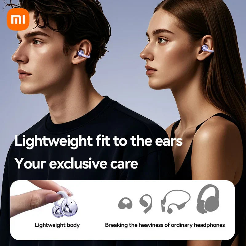 Auricolari Wireless XIAOMI Mijia Open Ear M91, Clip Auricolare ENC, Cuffie Bluetooth 5.4 con Chiamata HD, Controllo Touch per Android iOS
