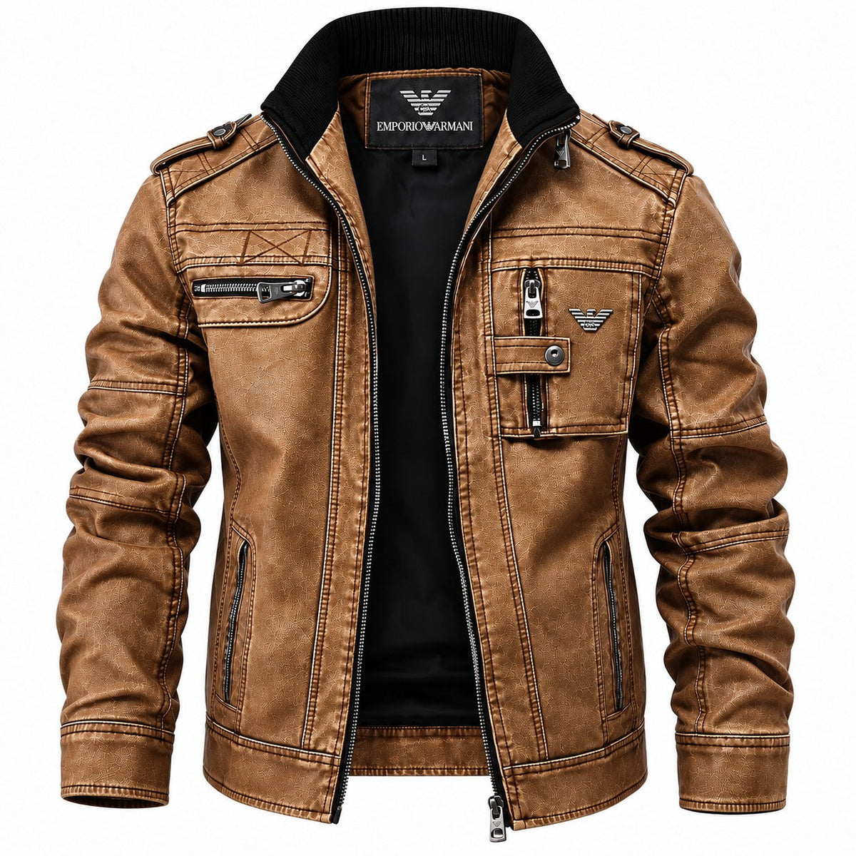 Emporio Armani™ Heritage Leather Jacket